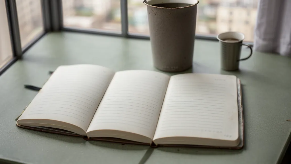 Mano que aprieta una lapicera sobre un cuaderno, señal física de estrés y sistema nervioso en tensión en la oficina